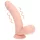 RealRock - realistisk vibrator med dubbel densitet (hudfärgad) - 15 cm