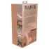 RealRock - realistisk vibrator med dubbel densitet (hudfärgad) - 15 cm