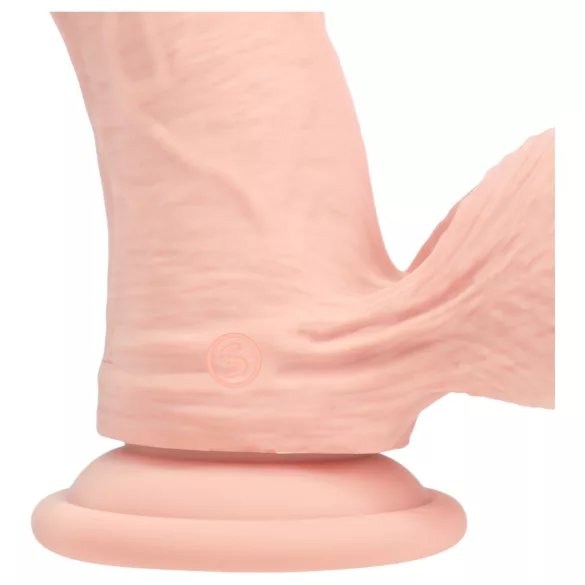 RealRock - realistisk vibrator med dubbel densitet (hudfärgad) - 15 cm
