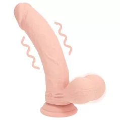   RealRock - realistisk vibrator med dubbel densitet (hudfärgad) - 18 cm