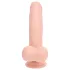 RealRock - realistisk vibrator med dubbel densitet (hudfärgad) - 18 cm