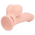 RealRock - realistisk vibrator med dubbel densitet (hudfärgad) - 18 cm