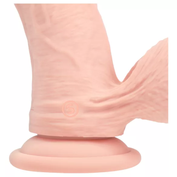 RealRock - realistisk vibrator med dubbel densitet (hudfärgad) - 18 cm