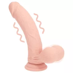   RealRock - verklighetstrogen vibrator med dubbel densitet (hudfärgad) - 20 cm