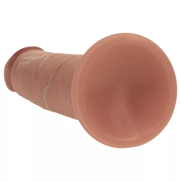 RealRock - realistisk dildo med dubbel densitet (solbränd) - 15,5 cm