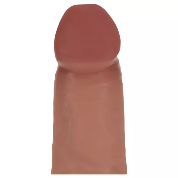 RealRock - realistisk dildo med dubbel densitet (solbränd) - 15,5 cm
