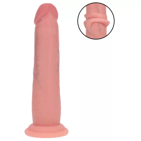 RealRock - realistisk dildo med dubbel densitet (hudfärgad) - 18,5 cm