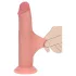 RealRock - realistisk dildo med dubbel densitet (hudfärgad) - 18,5 cm