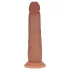 RealRock - verklighetstroget dildo med dubbel densitet (solbränd) - 18,5 cm