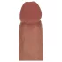 RealRock - verklighetstroget dildo med dubbel densitet (solbränd) - 18,5 cm
