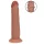 RealRock - realistisk dildo med dubbel densitet (solbrun) - 20,5 cm