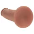 RealRock - realistisk dildo med dubbel densitet (solbrun) - 20,5 cm