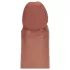 RealRock - realistisk dildo med dubbel densitet (solbrun) - 20,5 cm
