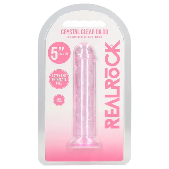 RealRock - verklighetstrogen dildo med sugkopp (rosa) - 12,7 cm