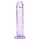 RealRock - naturtrogen dildo med sugkopp (lila) - 12,7 cm