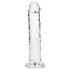 RealRock - realistisk dildo med sugpropp (genomskinlig) - 12,7 cm