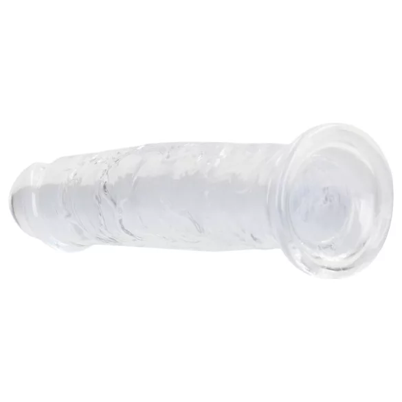 RealRock - realistisk dildo med sugpropp (genomskinlig) - 12,7 cm