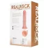 RealRock - dildo med sugkopp - naturfärg - 20,5 cm
