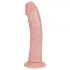 RealRock - dildo med sugkopp - naturfärg - 20,5 cm