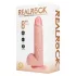RealRock - roterande vibrator (natur, 20,5 cm)