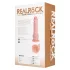 RealRock - roterande vibrator (natur, 20,5 cm)