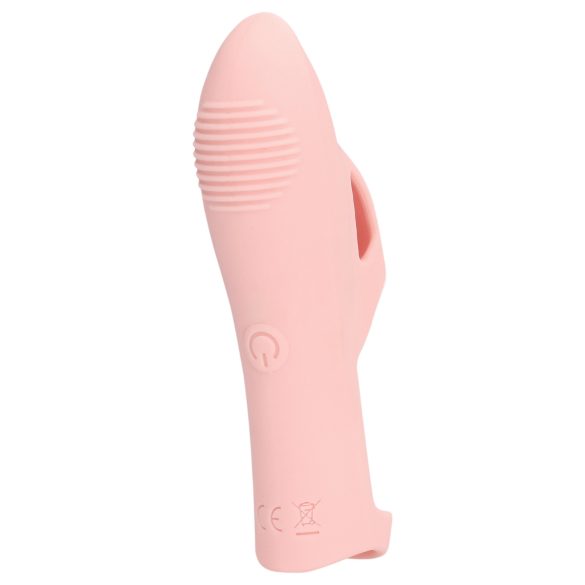 Loveline - finger vibrator med räfflor - rosa
