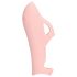 Loveline - finger vibrator med räfflor - rosa