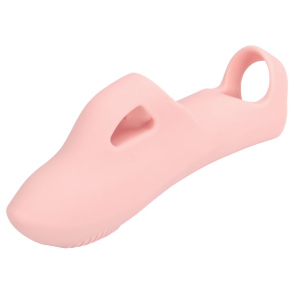 Loveline - finger vibrator med räfflor - rosa