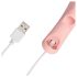 Loveline - finger vibrator med räfflor - rosa