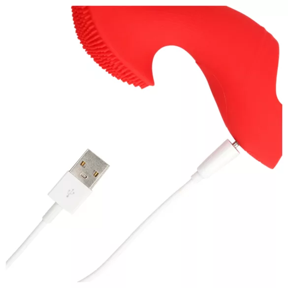 Loveline - fingervibrator - stimulerande - röd