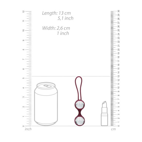 Loveline (S)explore - sexleksakset för kvinnor - röd