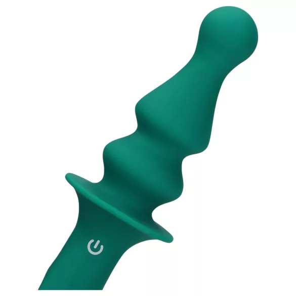 Loveline - analvibrator med pärlor - uppladdningsbar - grön