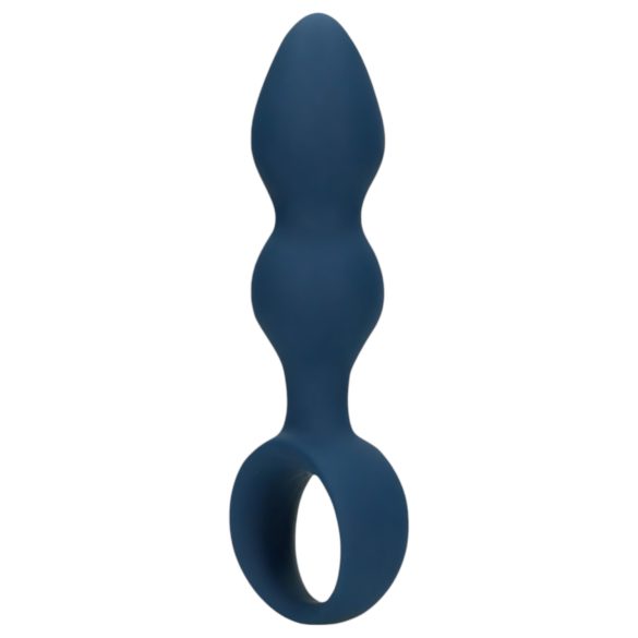 Loveline - analdildo med ring - medium - blå