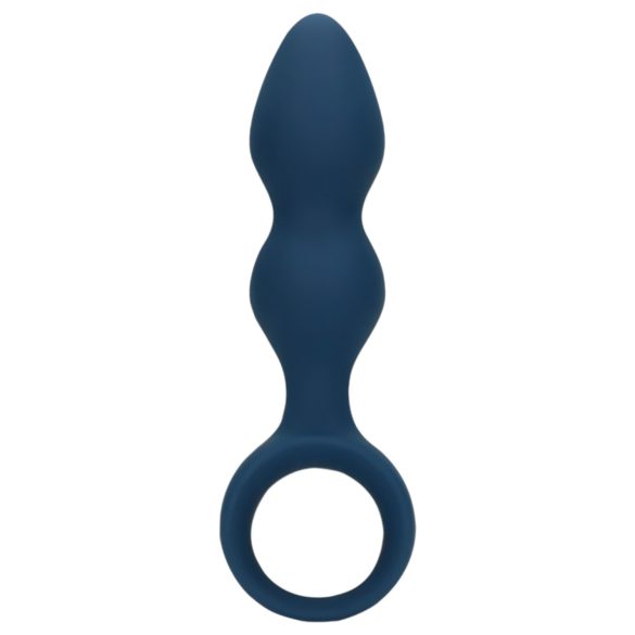 Loveline - analdildo med ring - medium - blå