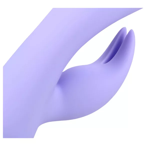 Loveline - rabbit vibrator med klitorisstimulator - uppladdningsbar - lila