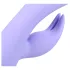 Loveline - rabbit vibrator med klitorisstimulator - uppladdningsbar - lila