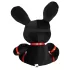 Bondage Rabbit - bdsm maskeradset - kaninöron - svart