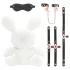 Bondage Rabbit - bondageutstyr kaninmask vit