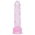 RealRock - realistisk dildo med pung (rosa) - 12,7 cm