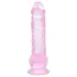 RealRock - realistisk dildo med pung (rosa) - 12,7 cm