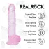 RealRock - realistisk dildo med pung (rosa) - 12,7 cm