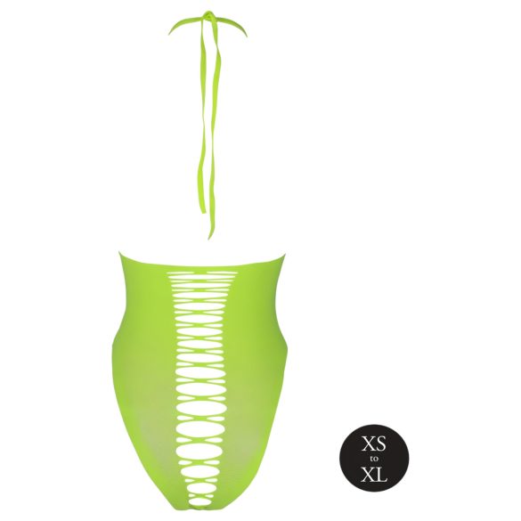 Ouch! - öppen body - självlysande - neon grön