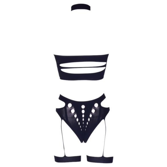 Le Désir - plus size underklädesset 3 delar - svart XL-4XL