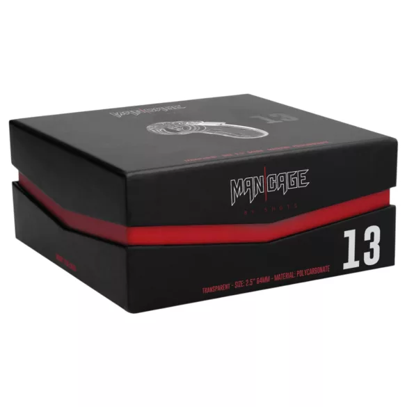 ManCage - Modell 13 penisburs (transparent) - 6,5 cm
