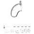 ManCage - Modell 13 penisburs (transparent) - 6,5 cm