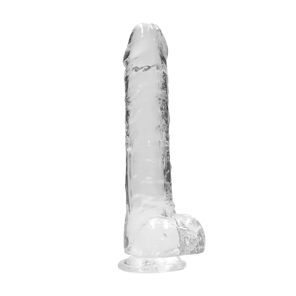 RealRock - dildo realistisk - genomskinlig - 22cm