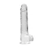 RealRock - dildo realistisk - genomskinlig - 22cm