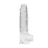 RealRock - dildo realistisk - genomskinlig - 22cm