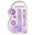 RealRock - dildo realistisk - transparent lila - 15 cm