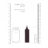 Ouch Chocolate - massage ljus - chokladdoft - paraffin 100g